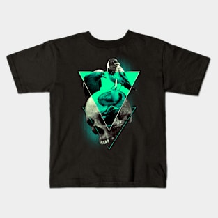 Gothic Skull & Crows Kids T-Shirt